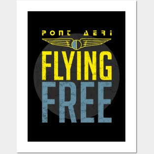 flying free pont aeri Posters and Art